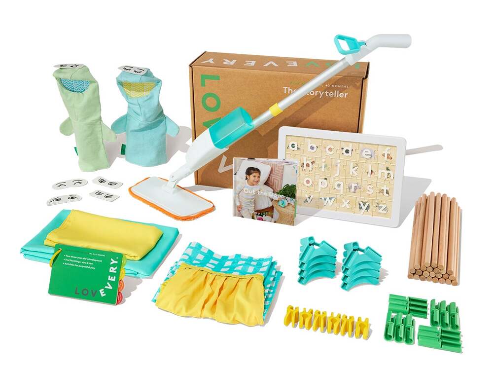 Lovevery The Storyteller Play Kit (Months 40, 41, 42 / Age 3+) - Set in Box